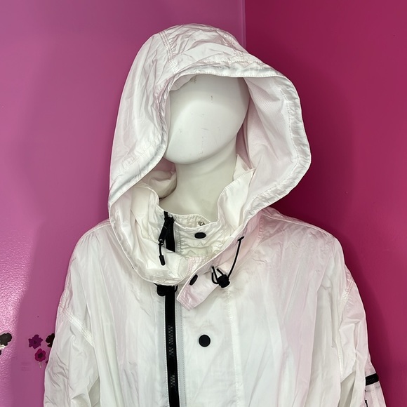 Free people movement Aurora Maxi Windbreaker Parka white size medium - Picture 4 of 16